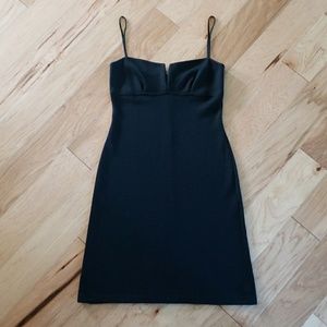 St. John Evening sz 10 Black Knit Dress